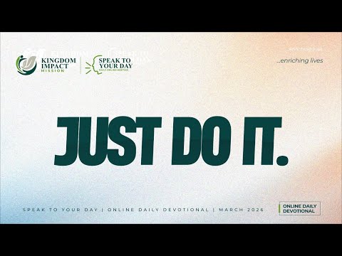 Morning Prayer: Speak to Your Day | Daily Devotional with Pastor Ojuh | March 11, 2026