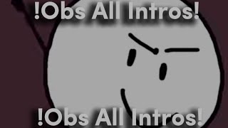 Obs All Intros (Obs 1 To Obs 7-TBA)
