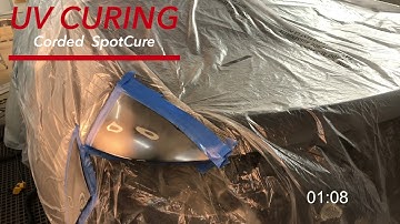 UV curing with corded SpotCure