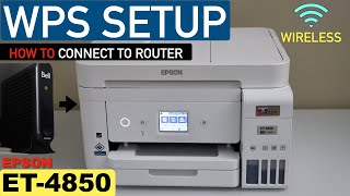 epson ecotank et-4850 wps setup, connect printer to router, easy method !