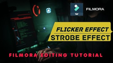 Filmora tutorial:- how to apply flicker and strobe effect in pc || filmora app me editing kaise kare