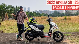 2022 APRILIA SR 125 FACELIFT REVIEW - WHATS NEW? PRICE, MILAGE, FEATURES