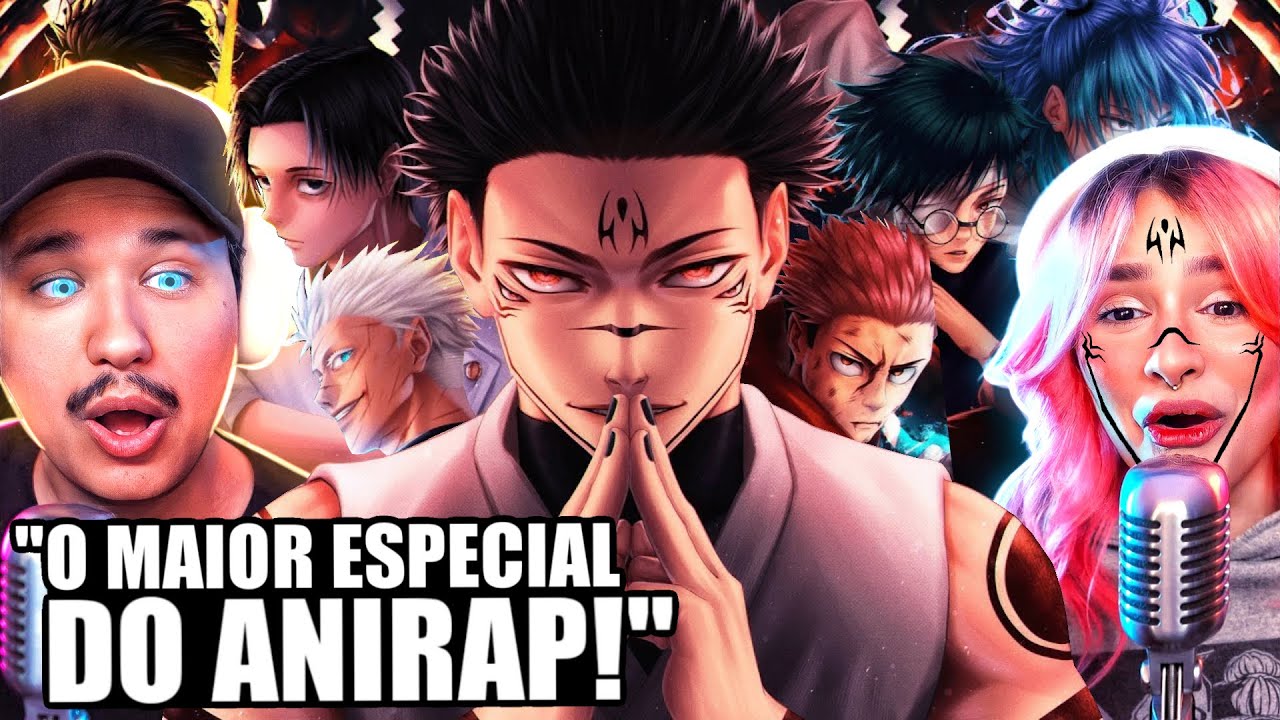 COMPLETAMENTE INSANO! "♪ SHINJUKU" Sukuna Vs Feiticeiros | React AniRap