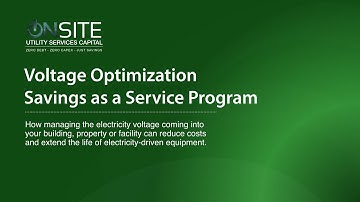 Voltage Optimization Savings as a Service Program
