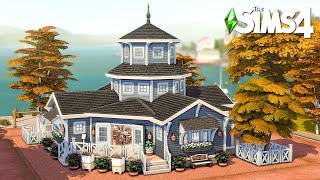 Coastal Restaurant in Brindleton Bay 🐟 The Sims 4 Speed Build + Voice Over 🌊