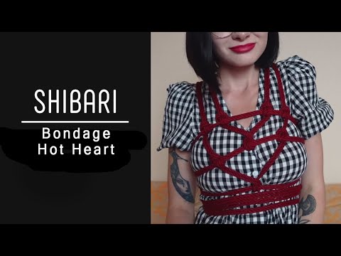 Шибари - бондаж "Горячее Сердце"/Shibari-bondage "Hot Heart"