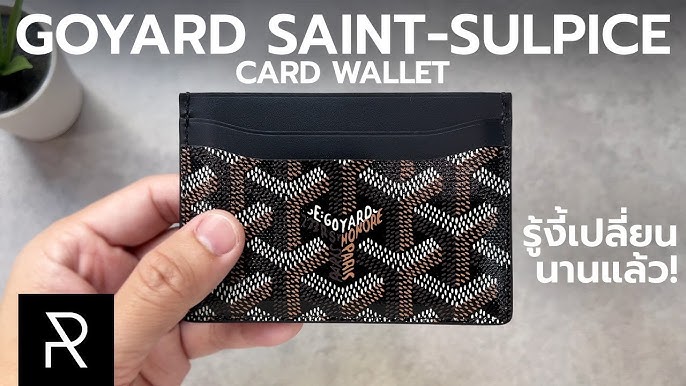 Goyard wallet real VS fake