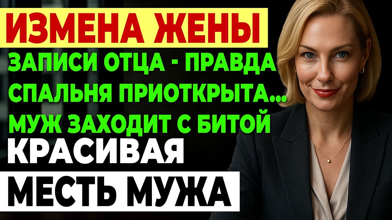 Измена жены. БЛОКНОТ ОТЦА ОТКРЫЛ ГЛАЗА. ЗАСТУКАЛ ЖЕНУ С.. История и рассказ Аудио рассказ