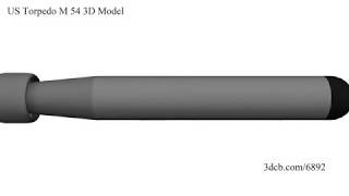 US Torpedo M 54 3D Model