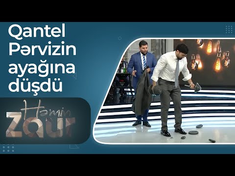 Həmin Zaur - Pərviz Qasımov canlı efirdə 60 dəfə qantel qaldırdı