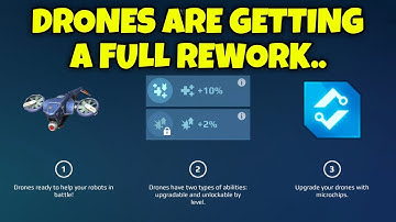 DRONES ARE GETTING REWORKED!? New Drone Changes PREVIEW! War Robots Breaking News!