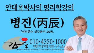 병진(丙辰)일주분석-풀버전-(신의한수 일주분석271쪽)-갑술명리학-안태옥박사의 사주팔자명강의