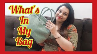 Whats In My Bag With Parna//Bag Secret Revealed//Fashion @SREESUPA parnas vlog
