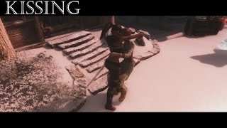 TES V - Skyrim - Kissing - Immersive Lover's Comfort