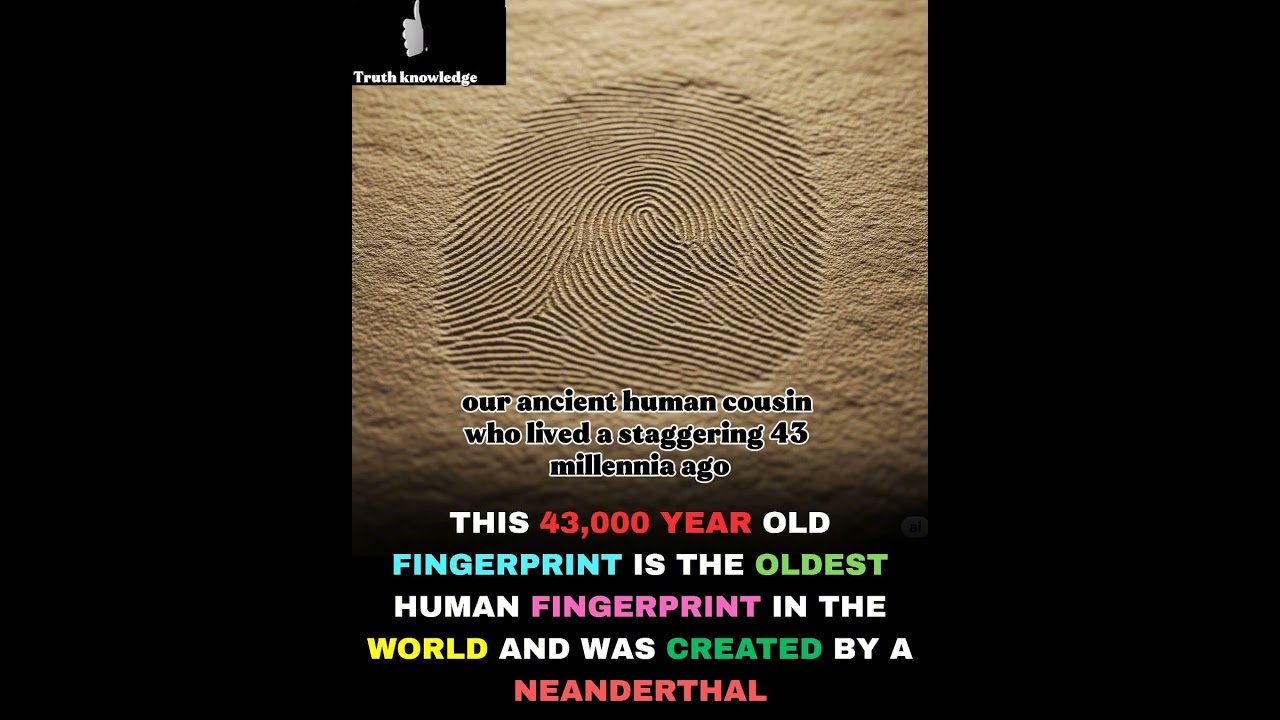 World’s Oldest Fingerprint Found 