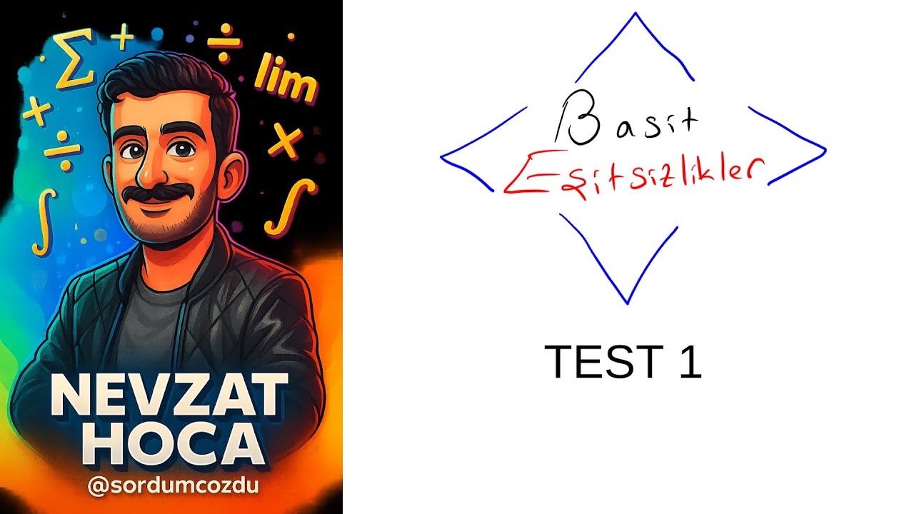 7.4 Basit Eşitsizlik Test 1 - YouTube