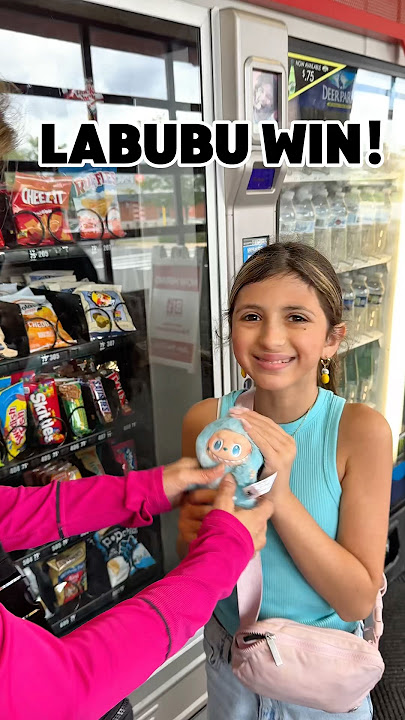 LABUBU WIN! 🐇🎉 Pop Mart Vending Machine Surprise🎁#labubu #popmart #blowup