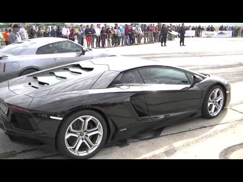 Lamborghini Aventador 700 hp & Nissan GTR 700 hp