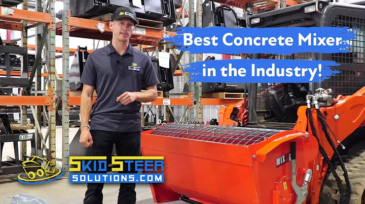 Eterra Concrete Mixers - Overview + Demonstration | Skid Steer Solutions