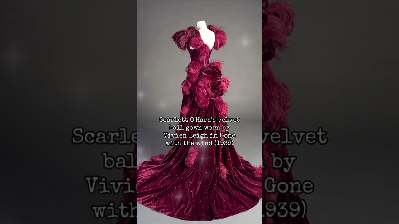 1930s velvet ball gown 💃|| Scarlet O’Hara || Gone with the wind 