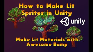 Unity Game Engine and Awesome Bump How to light sprites and make them look 3d. screenshot 3