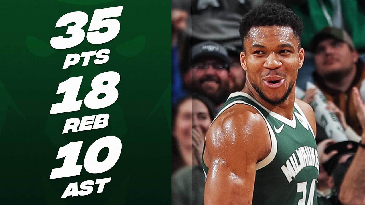 Giannis Antetokounmpo Records 7th Triple-Double of the Season