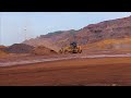 Motor grader  iron ore mining