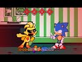 Fnf the great punishment but smiling critters vs sonic alive frontiers sings it  gorefield v2