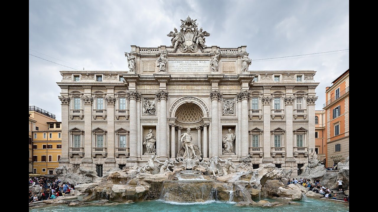 Fontana di Trevi, de Roma.