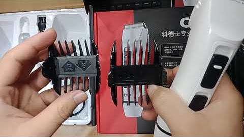 Hướng dẫn cơ bản sử dụng tông đơ Codos T6 cho người mới mua