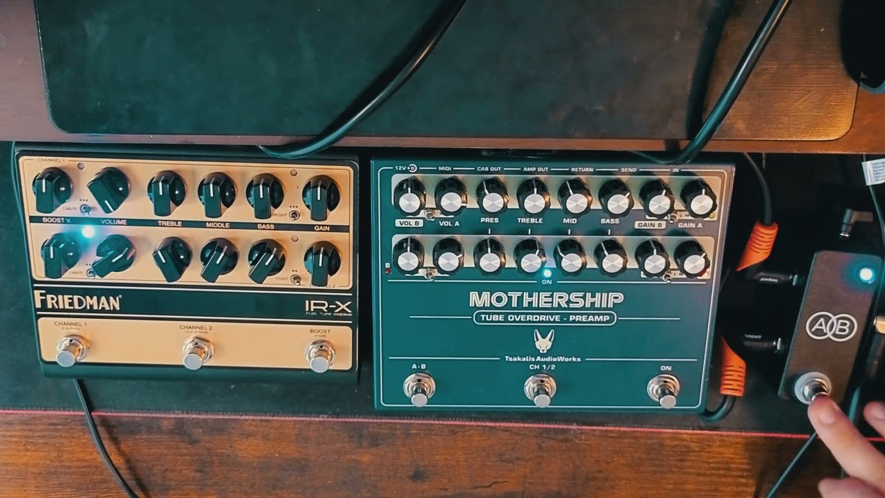 Tsakalis AudioWorks Mothership vs Friedman IR-X - YouTube