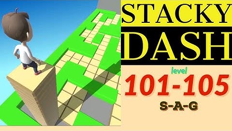 STACKY DASH level 101 102 103 104 105 gameplay