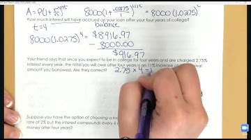 Exponential Function Applications Part 2