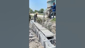 Quy trình đổ bê tông xây dựng mương thủy lợi nông thôn