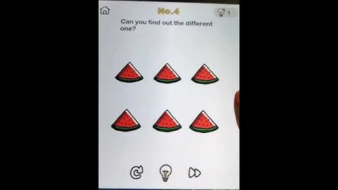 brain out level 4 | can you find different one | walkthrough  solutions
