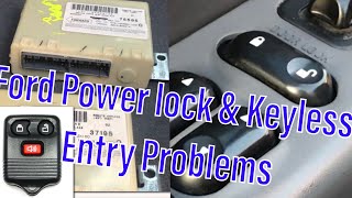 How To Fix Ford Auto Power Door Locks Relay Replacement 1998-04 F-150 Mustang Taurus Expedition