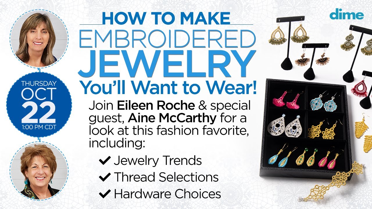 How to Make Embroidered Jewelry You'll Want to Wear! Between Friends