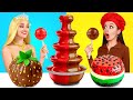 Cooking Challenge | Expensive vs Cheap Chocolate Cake Decorating 24 HRS by RATATA COOL