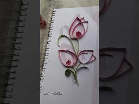 Quilling flowers diy|How