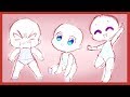 How to Draw 3 Easy Chibi Poses! TUTORIAL