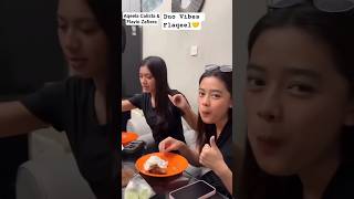 nyam nyam makan bareng duo dari andromeda 🔥 #£¢] #asmaragenz #aqeela #flavio #fyp #shortsfeed #agz