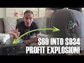 $69 to $934.98 🤯 CRAZY Swap Meet Flip Challenge (Huge Profits!) Selling on EBAY 