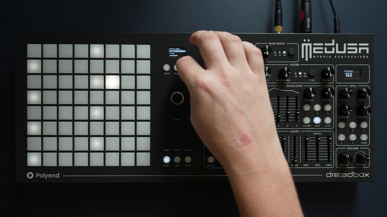 Medusa Hybrid Synthesizer - The Grid modulators 2