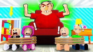 ESCAPE EVIL GRANDPA OBBY WITH BOBBY, JJ, MASH, AND BOSS BABY  | Roblox