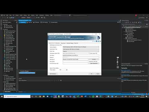 SSIS Lesson 1:  Connection Managers