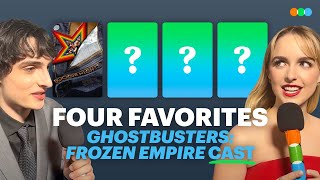 Four Favorites with Ghostbusters' Finn Wolfhard, Mckenna Grace, and James Acaster