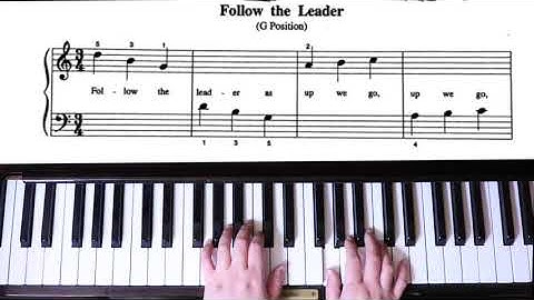 Follow the Leader  (G Position)  I Song 14 I Michael Aaron Primer Lesson Book