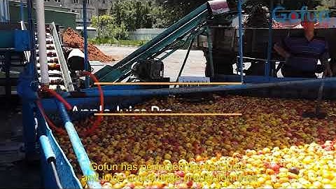Apple juice processing plant from A to Z