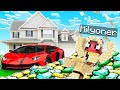 1 GÜNLÜĞÜNE MİLYONER OLMAK 💸 - Minecraft