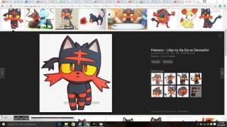 {-}Pokemon{-} Litten Speedpaint.